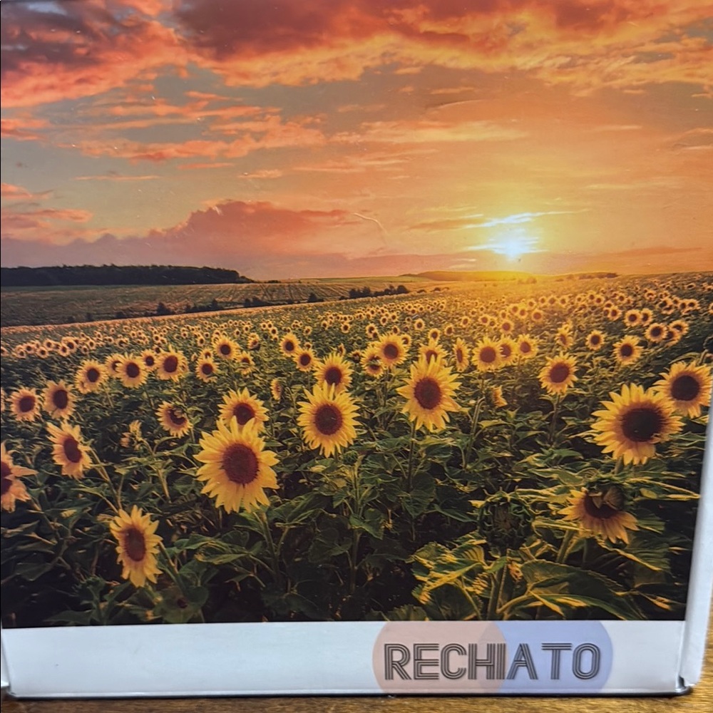 Yellow and Orange Sunflower Puzzle Game